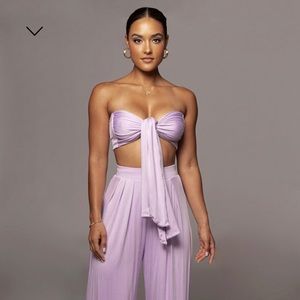 Jluxbasic lilac two piece set